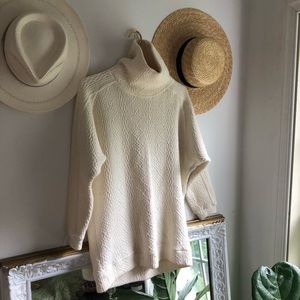 True Vintage 90’s Express ivory oversized sweater jumper sz medium